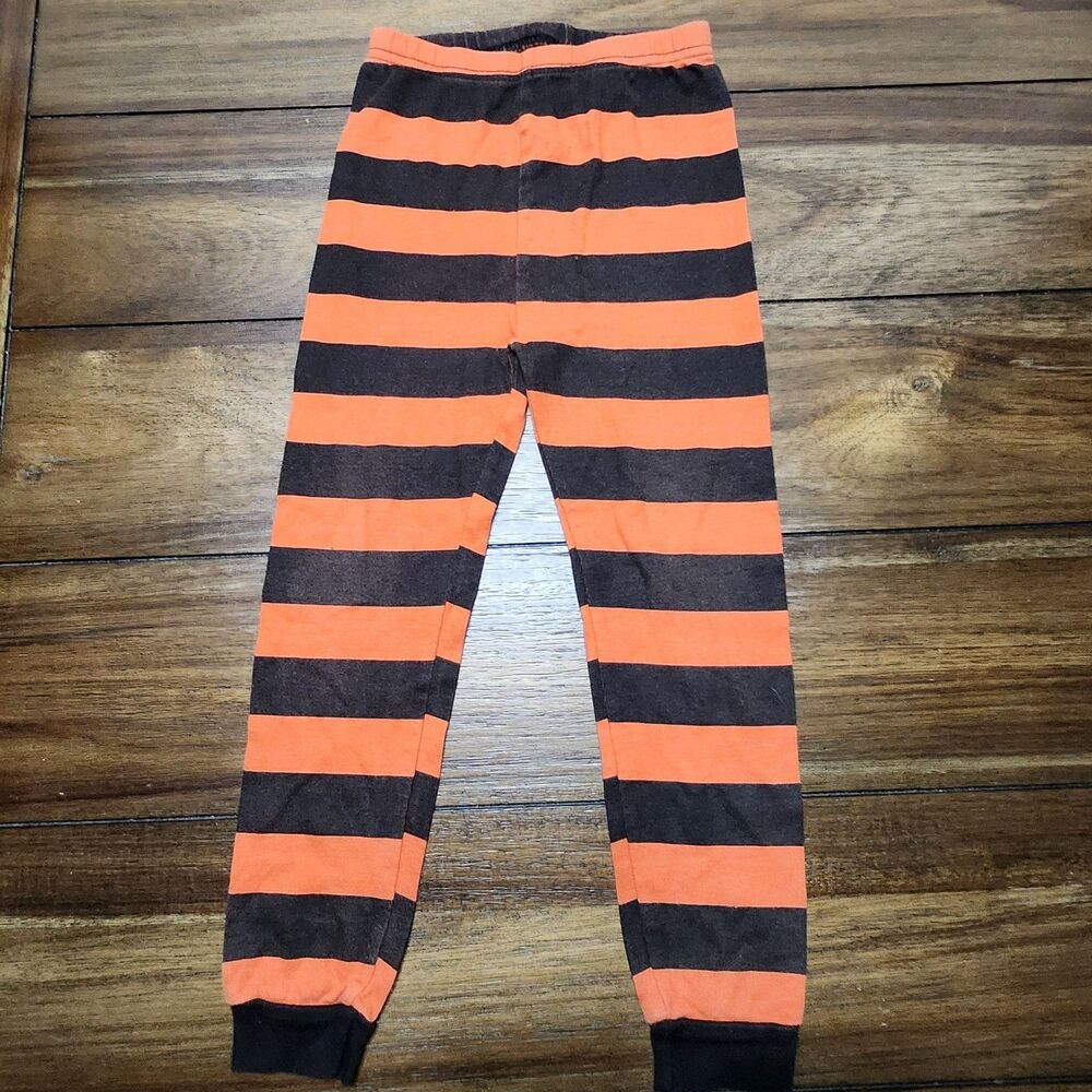 The Childern's Place Orange & Black PJ Pants  4T
